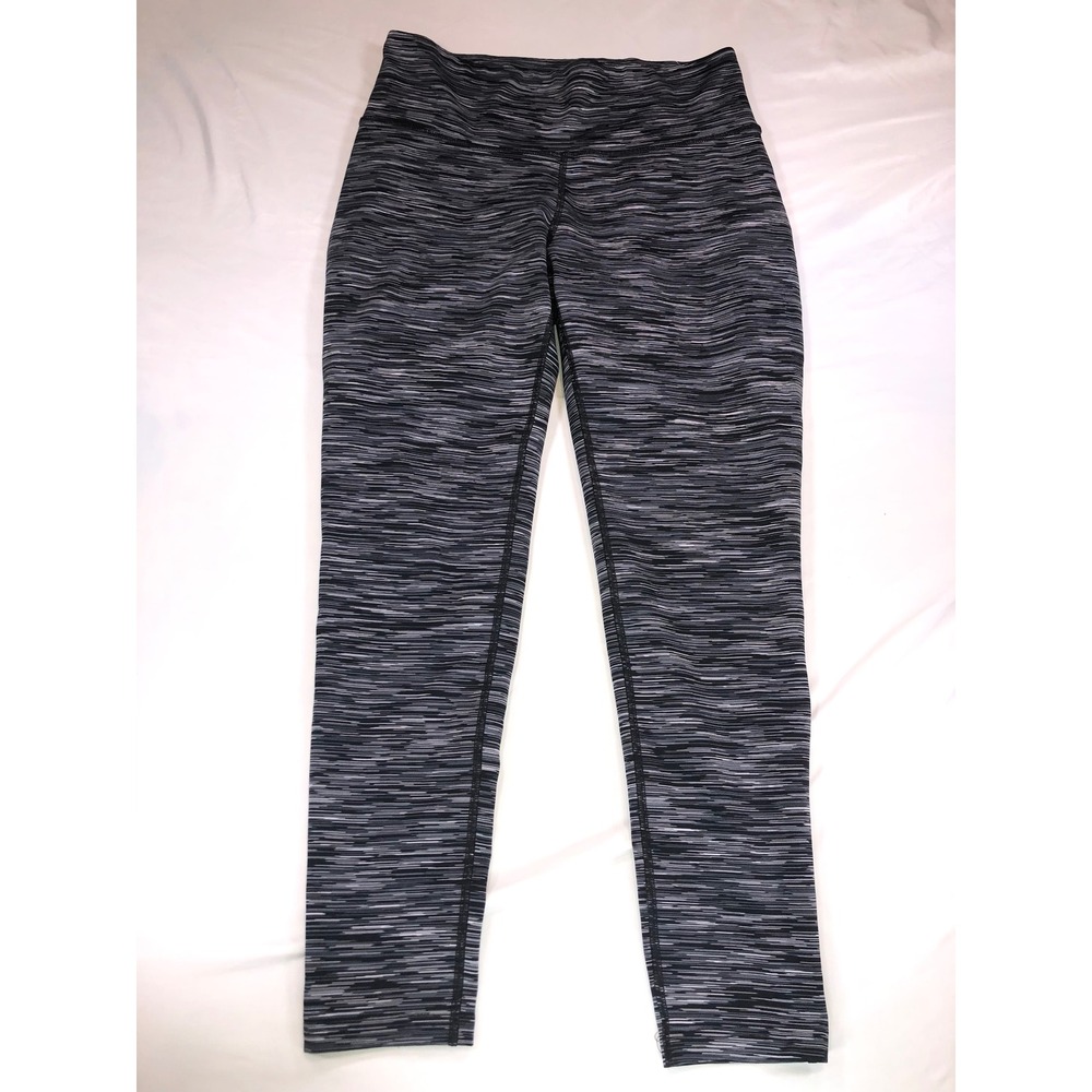 Marika Tek Dry-Wik Space‎ Dye Athletic Leggings Black Grey White Large